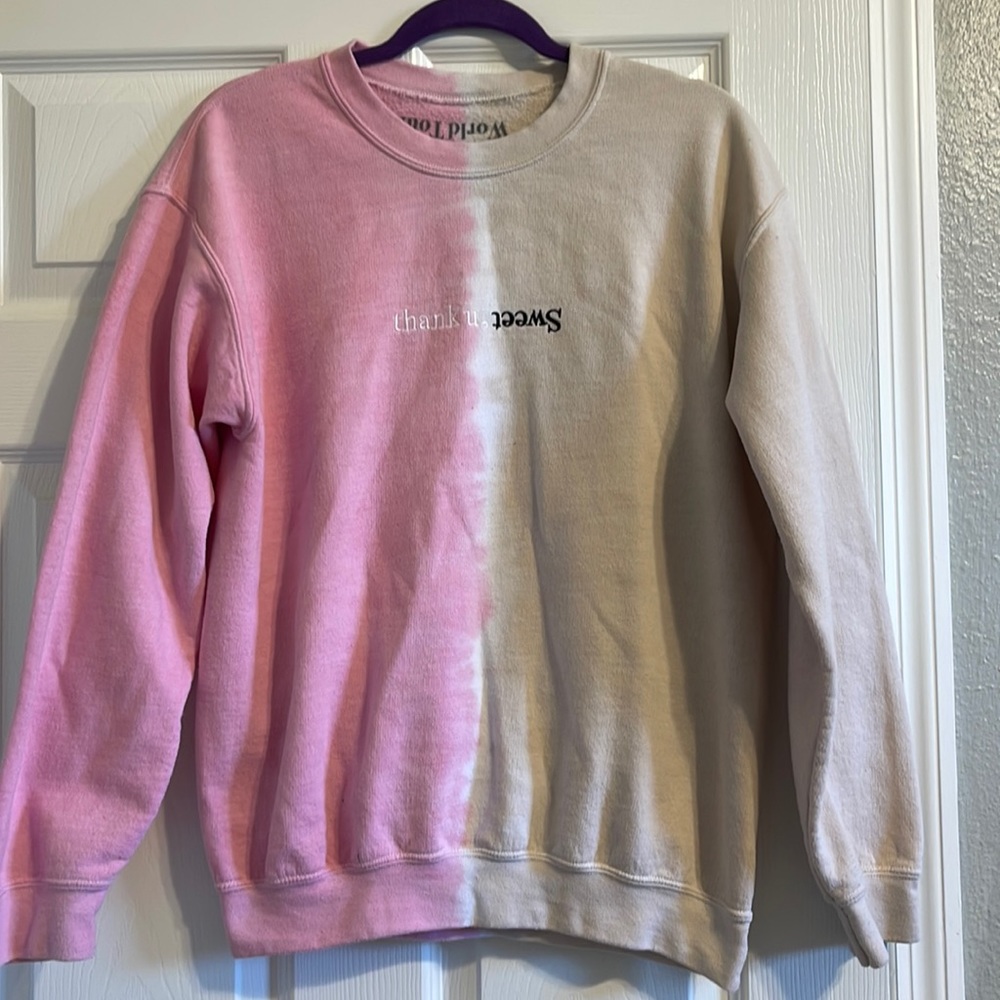 Ariana Grande Sweetener Split crewneck